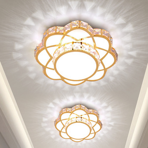 Modern simple hallway lights hallway led interior lights Foyer living room crystal lights