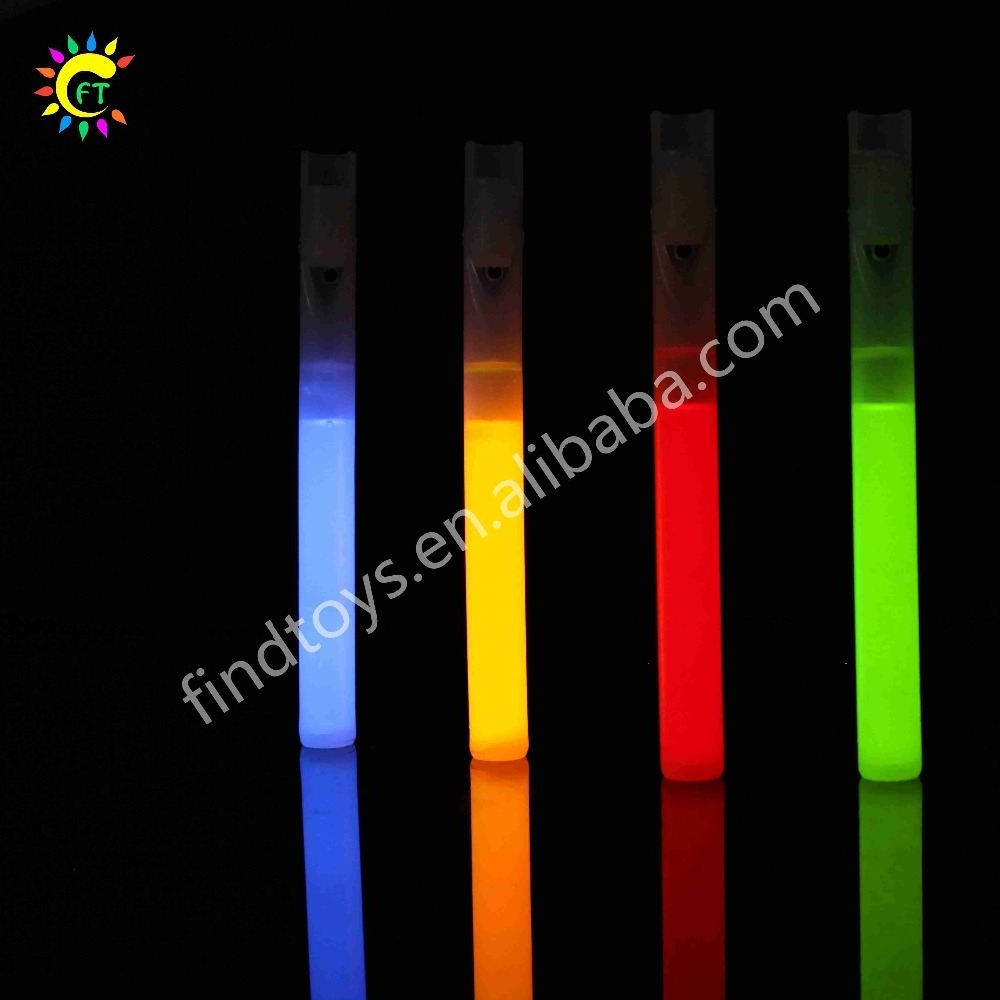 2023 light stick 6 inch chemical glow whistle stick dark with cheering party supply