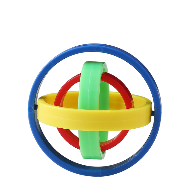 Novelty Finger Gyro Orbiting Rings Spinner Hand Fingertips Fidget Kids Toys