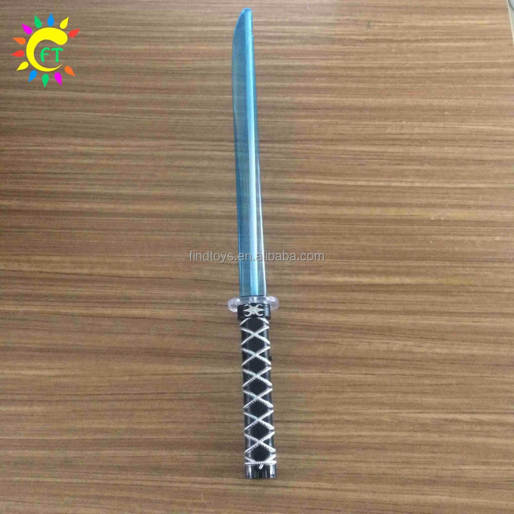 LED Samurai Sword Katana Saber Sword With Motion Activated Clanging Sounds For Kids Toys