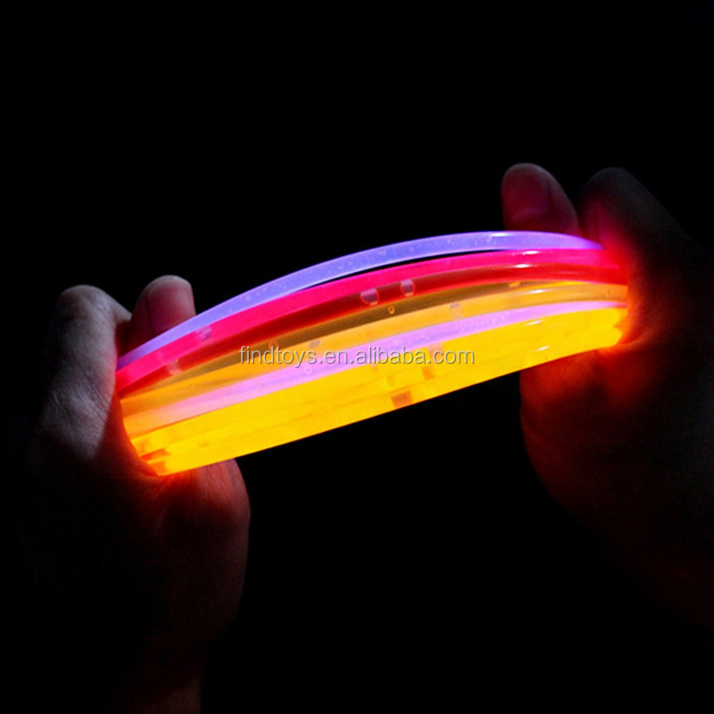 colorful glow stick fashion light stick bracelet glow light stick