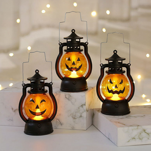 Halloween hand-held pumpkin lamp small lantern for bar party atmosphere decoration