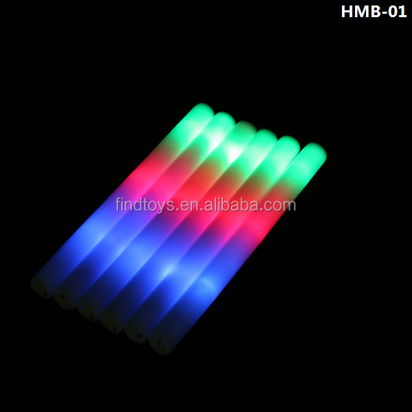 Wholesale 48cm LED foam stick flashing cheering sticks for concert party supplies