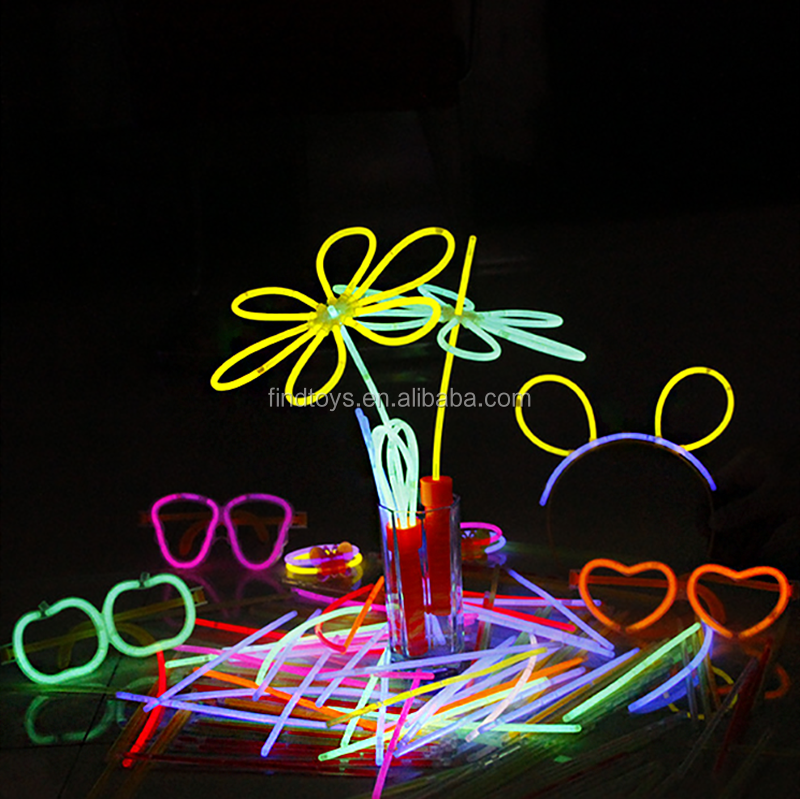 colorful glow stick fashion light stick bracelet glow light stick