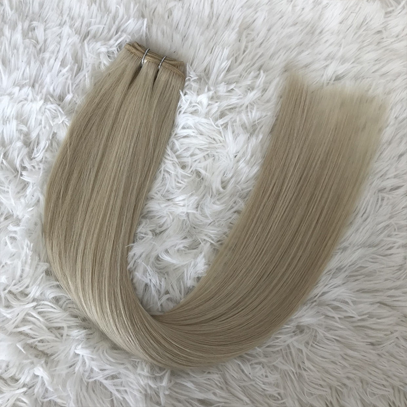 Best Quality Wholesale Traditional Machine Weft Double Drawn Virgin Human Hair Durable Machine Weft Hair Extensions