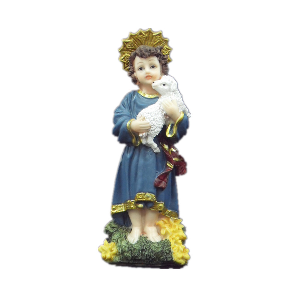 Custom and OEM Resin Craft of Boy Jesus Maria Statue Religious Sculpture for Home Decoration Emphasizing Love Theme