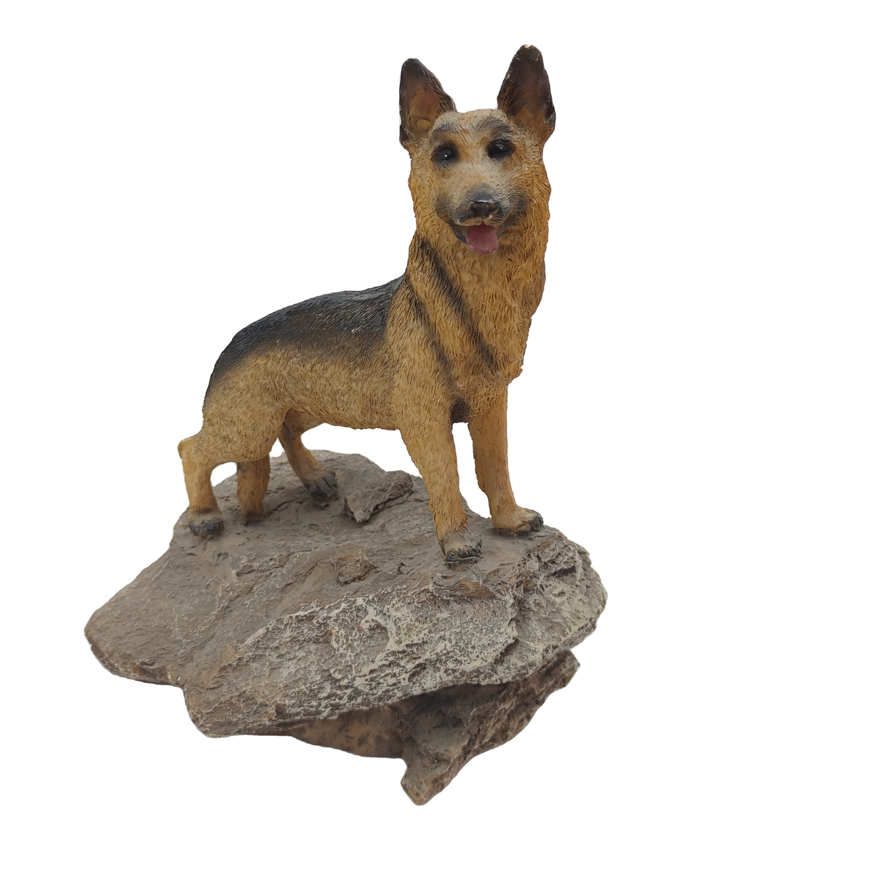 Customized Dog Sculpture Resin Craft Statue Decor Realistic Sculpture for Home Decoration Artificial Animal Xiamen Port Figurine