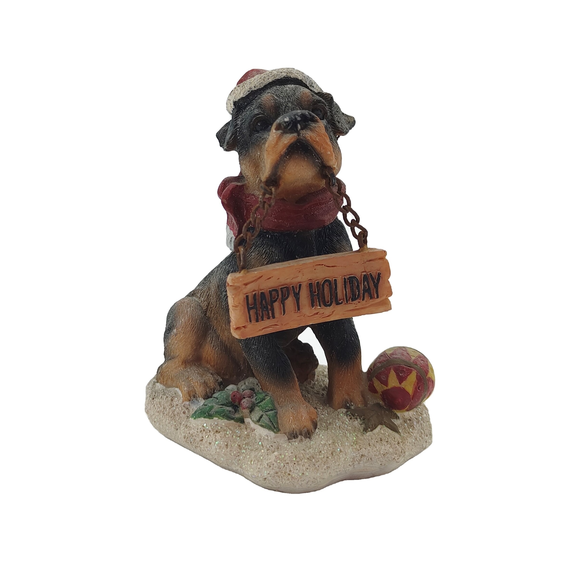 Customized Dog Sculpture Resin Craft Statue Decor Realistic Sculpture for Home Decoration Artificial Animal Xiamen Port Figurine