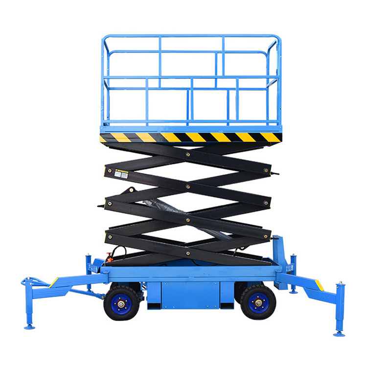 OEM Factory 18m Track Scissor Lift 4.5m Mobile Scissor Lift Table