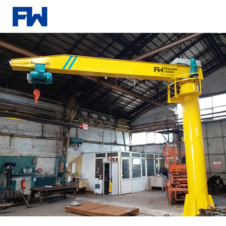 Warehouse 500 kg design calculation column 1000kg arm jib crane