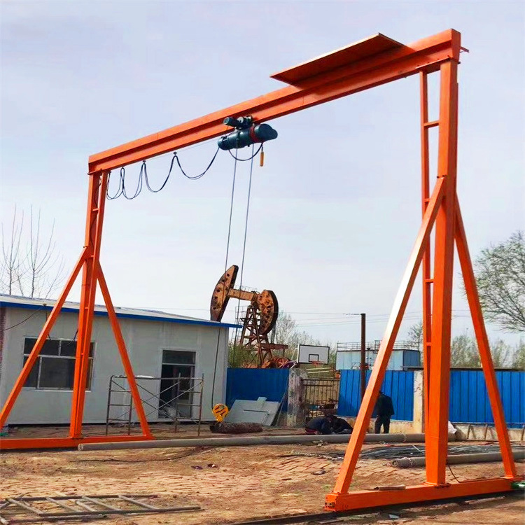 Mobile Portable Electrical Hoist Crane Mini Crane 200kg 2 Ton Portable Crane