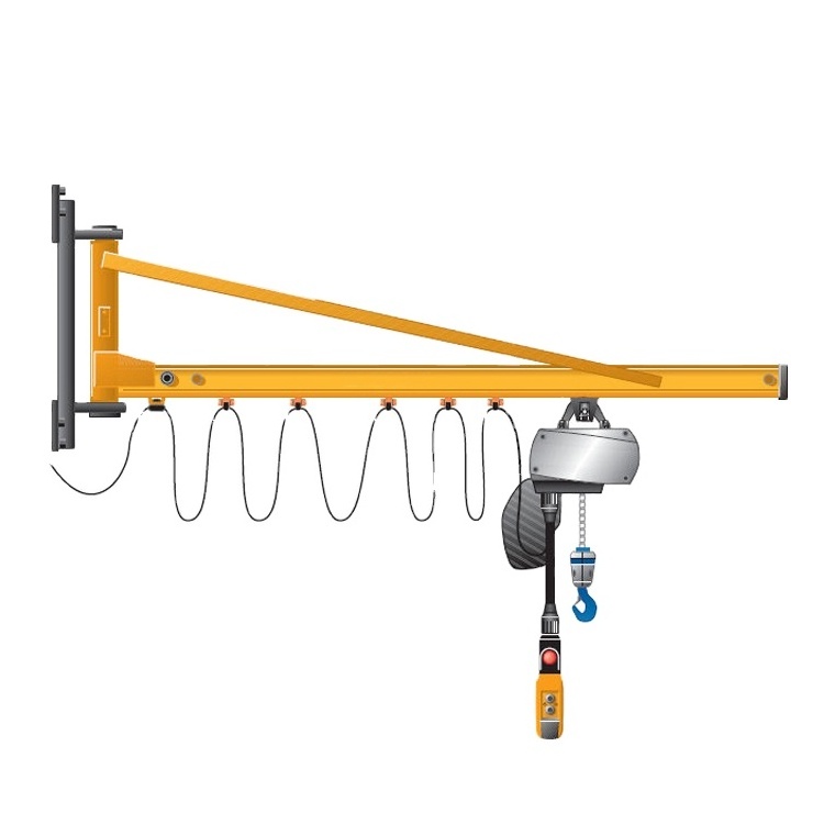 Warehouse 500 kg design calculation column 1000kg arm jib crane