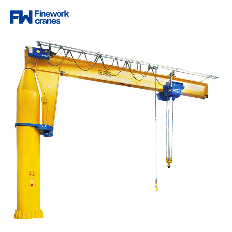 Newest Design Cantilever Pedestal Pillar Hoist Swing Arm Crane for Boat