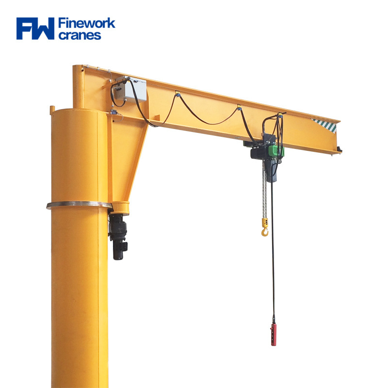 Newest Design Cantilever Pedestal Pillar Hoist Swing Arm Crane for Boat