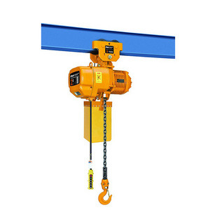 Moving small electric chain hoist 230v 3t Electric Chain Hoist Used in Workshop