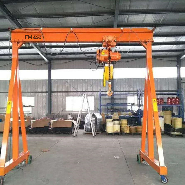 Mobile Portable Electrical Hoist Crane Mini Crane 200kg 2 Ton Portable Crane