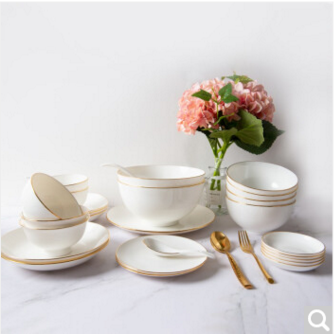 Hot sale factory direct royal porcelain pakistani dinner set luxury Dinnerware Service for 4