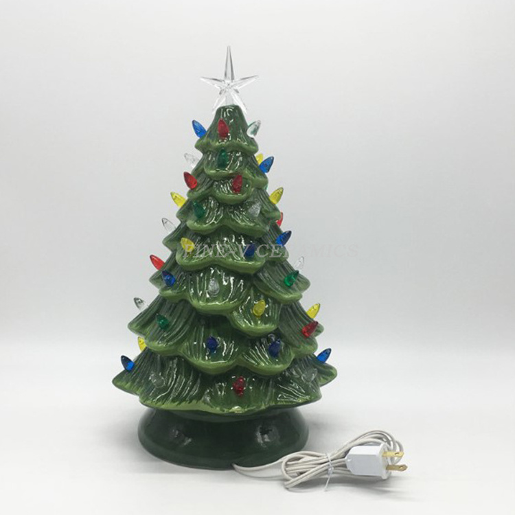 custom  acrylic lamp bead beauty standard plug Ceramic plug-in Christmas tree accessories replace colored light bulb