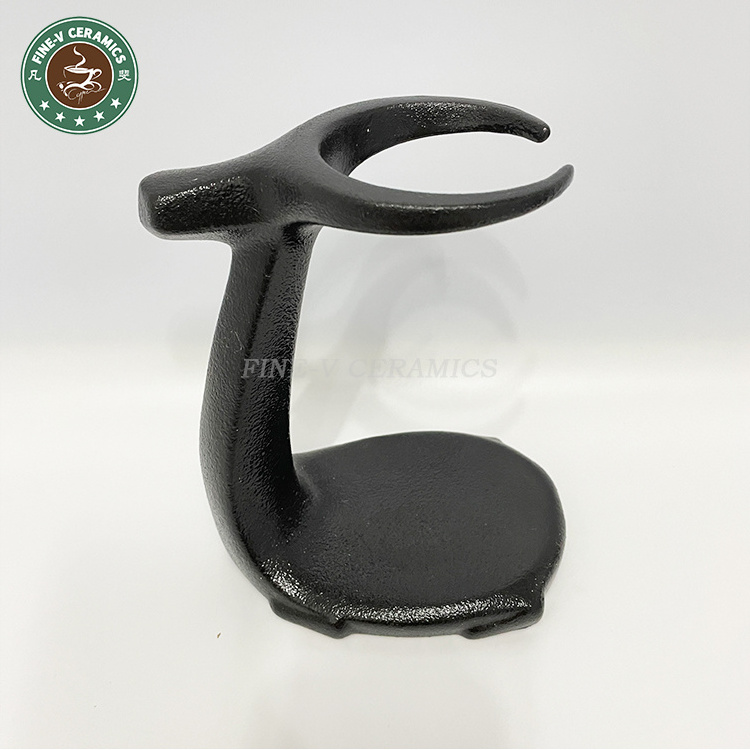 custom promotion gifts Ceramic filter cup Hand flush stand Art Elk drip stand Coffee utensil set