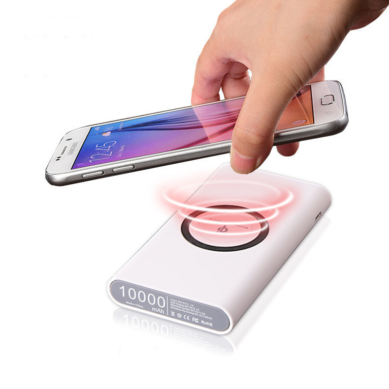 Wholesale Fast Charging Mobile wireless charger 10000mah universal portable power bank 10000 mah wireless powerbank