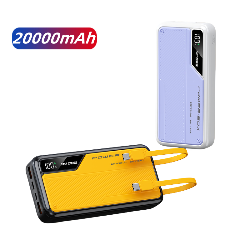 PD 22.5W Portable Belt Line 10000mAh Two-way charging Super fast charge  20000mAh outdoor power station with cable