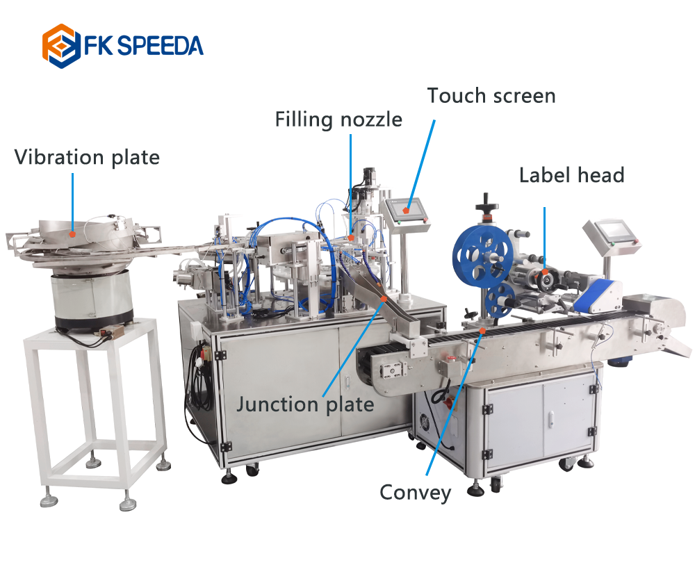 Automatic vacutainer test tube filler liquid tube filling capping machinery