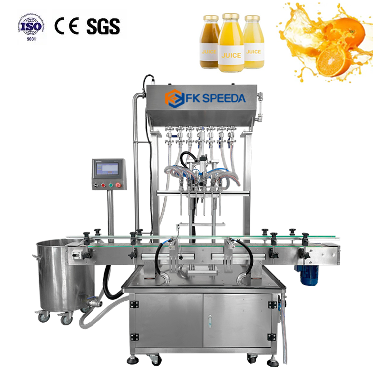 FK- Multifunctional Automation Gravity Liquid Pure Water Bottle pet bottle juice Filling Machine Bottling Filling Machine