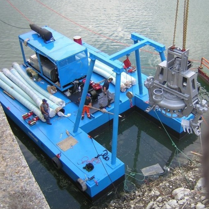 Hydraulic Lake Sludge Cleaning Submersible Dredging Machine