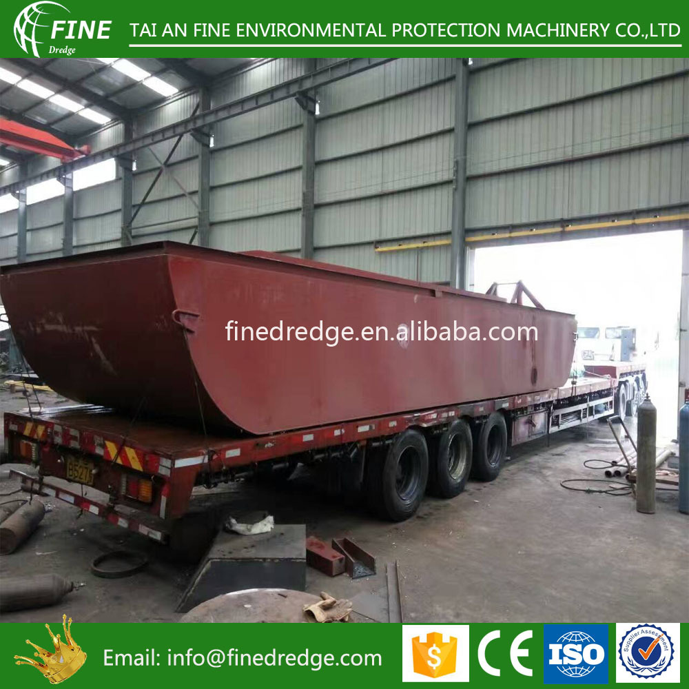 small split sand hopper barge