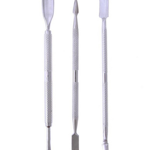 Nail Cuticle Pusher and Cutter Stainless Steel Nail Polish Remover Cuticle End Manicure Instruments Nails Supplies