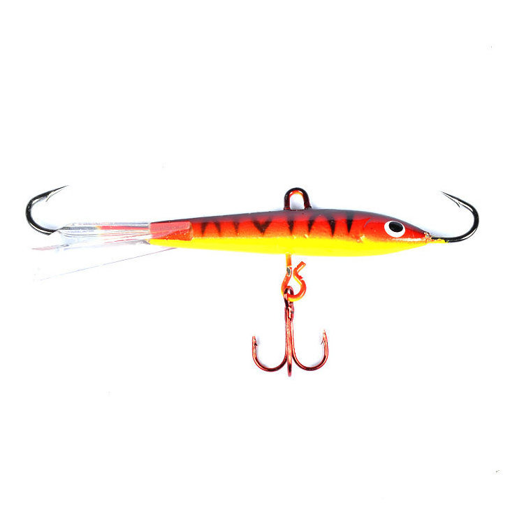 Ice Fishing Jig 18g 83mm Ice Fishing Lures for Panfish Crappie Sunfish Perch Walleye Pike Jig Head Fish Hook Bait winter