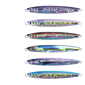 60-200g Fishing Lure 3D print Spinner Bait Reflective 3D Eyes Slow Pitch Jig Lure Casting Bait Isca Vertical Jigging Lure