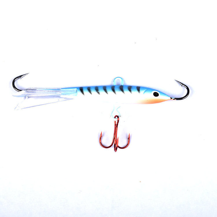 Ice Fishing Jig 18g 83mm Ice Fishing Lures for Panfish Crappie Sunfish Perch Walleye Pike Jig Head Fish Hook Bait winter