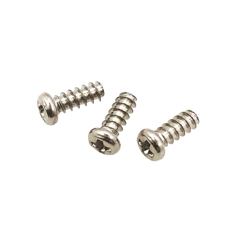 Vitenam Supplier Stainless Steel Phillips Cross Recess Pan Head Flat Tail Self Tapping Screws Pb Screw 2.3