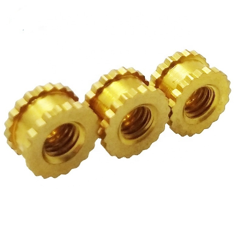 Direct Manufacturer High Precision Brass Nut Heat Inserts Thread Insert Nuts For 3D Printing Components