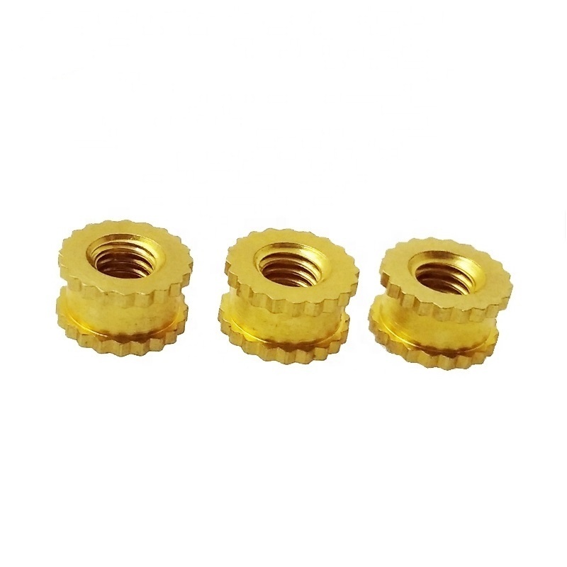 Direct Manufacturer High Precision Brass Nut Heat Inserts Thread Insert Nuts For 3D Printing Components