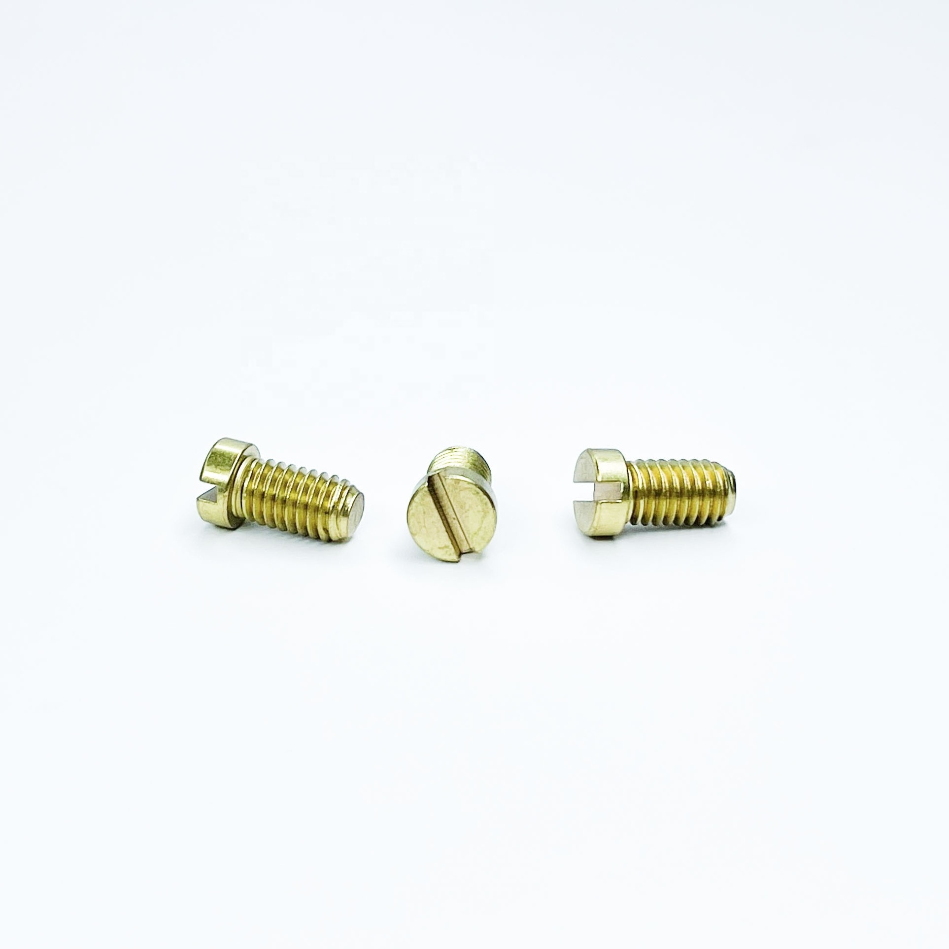 High Quality Slotted Brass Screws Terminal Block Screws Ground bar Screw Used In Electrical Panel Ground bar