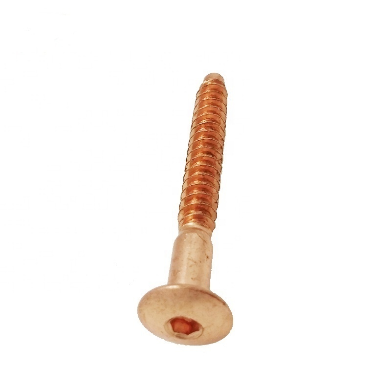 Wholesale Price Custom Material Copper Replacement Screws Shelf Units Assemble Screw Shelf Screws