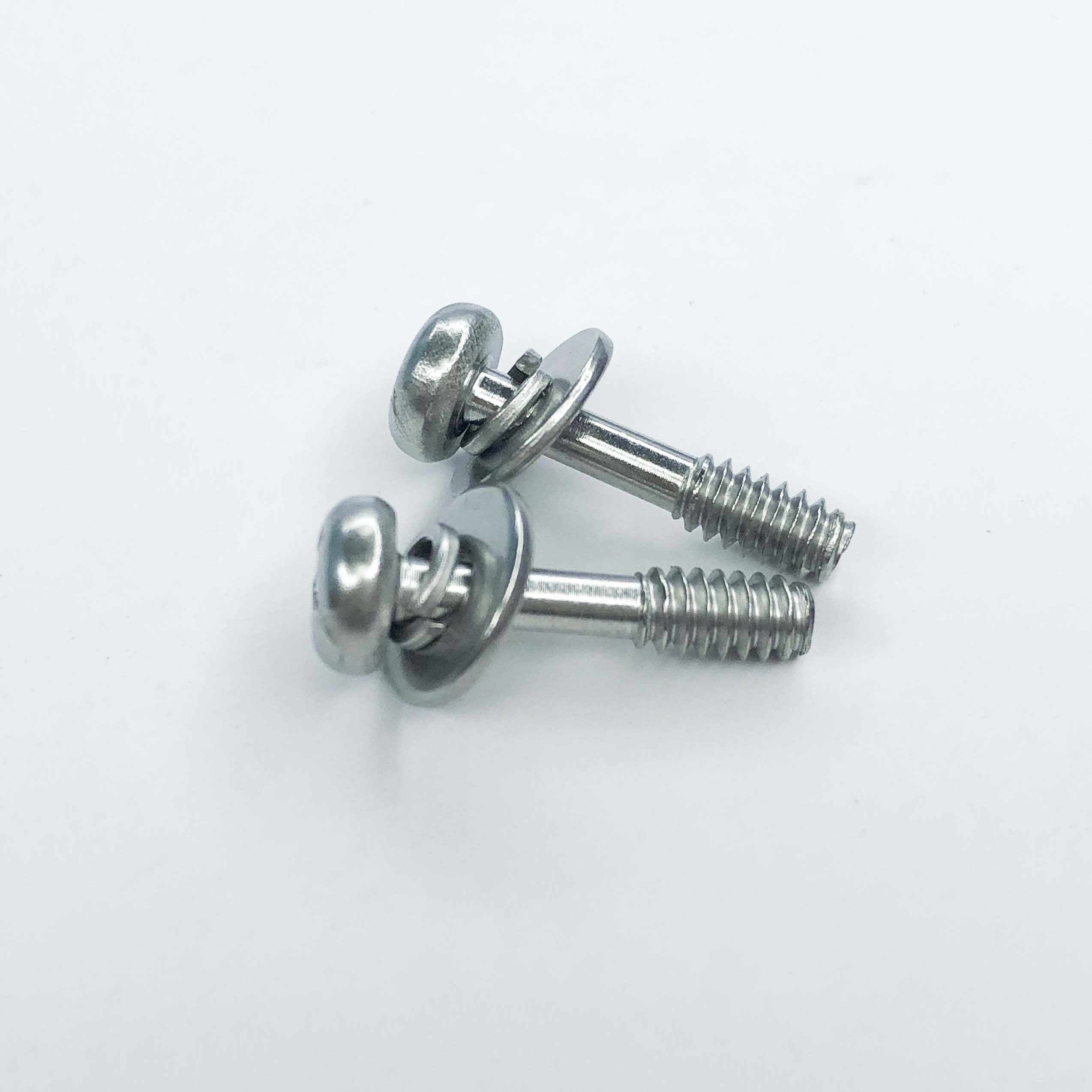 Cross pan head screw and washer assemblies Cross Recessed anchor bolt with Spring Lock Washer And Plain Washers