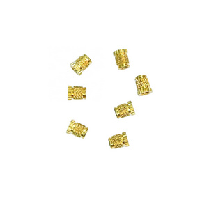 Vietnam Factory Customized Press Knurled Ultrasonic  Brass Threaded Insert Nut for Plastic