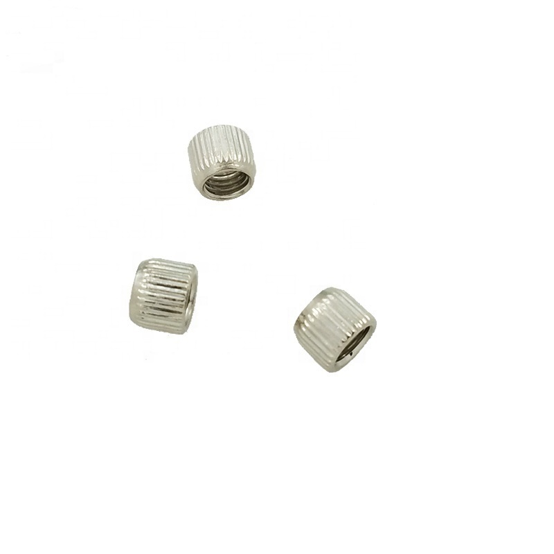 Small MOQ Customized Steel Straight Knurled Threaded Inserts Press Fit Inserts For Soft Metals