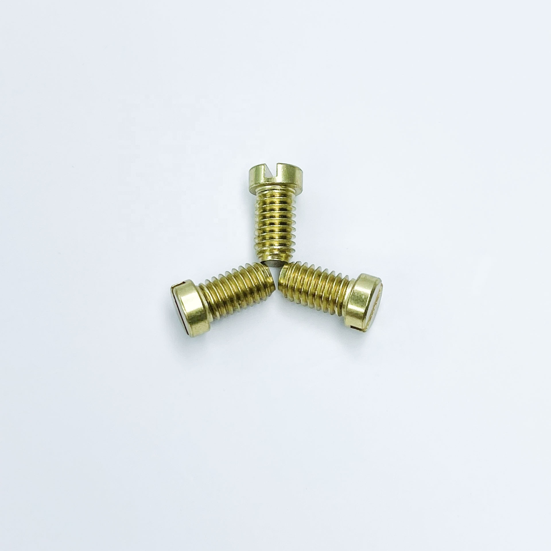 High Quality Slotted Brass Screws Terminal Block Screws Ground bar Screw Used In Electrical Panel Ground bar