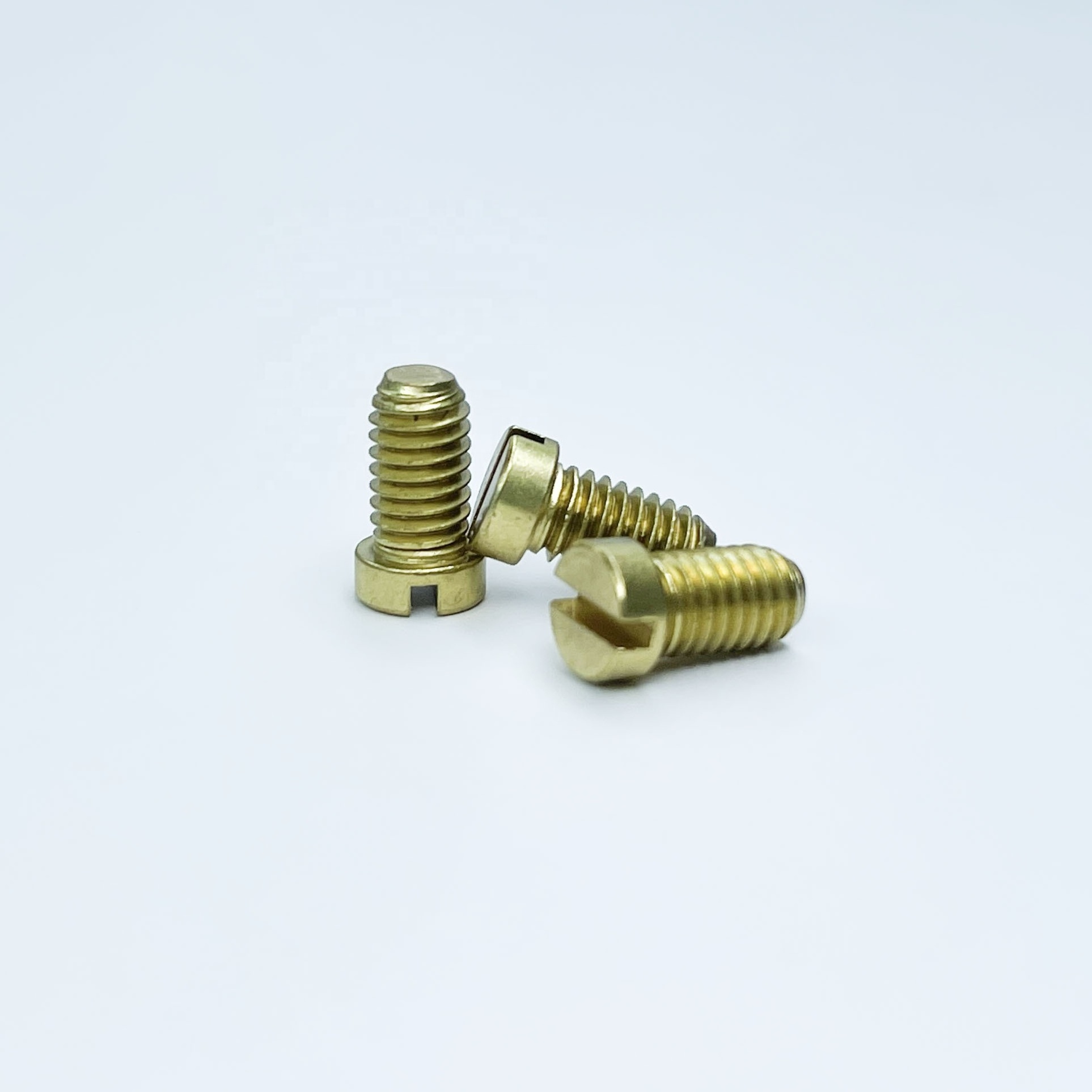 High Quality Slotted Brass Screws Terminal Block Screws Ground bar Screw Used In Electrical Panel Ground bar