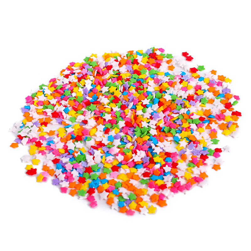 Mini Needles Cake Sugar Confetti Candy Mixed Colors Edible Birthday Material Simulation Sweet Jimmies Sprinkles