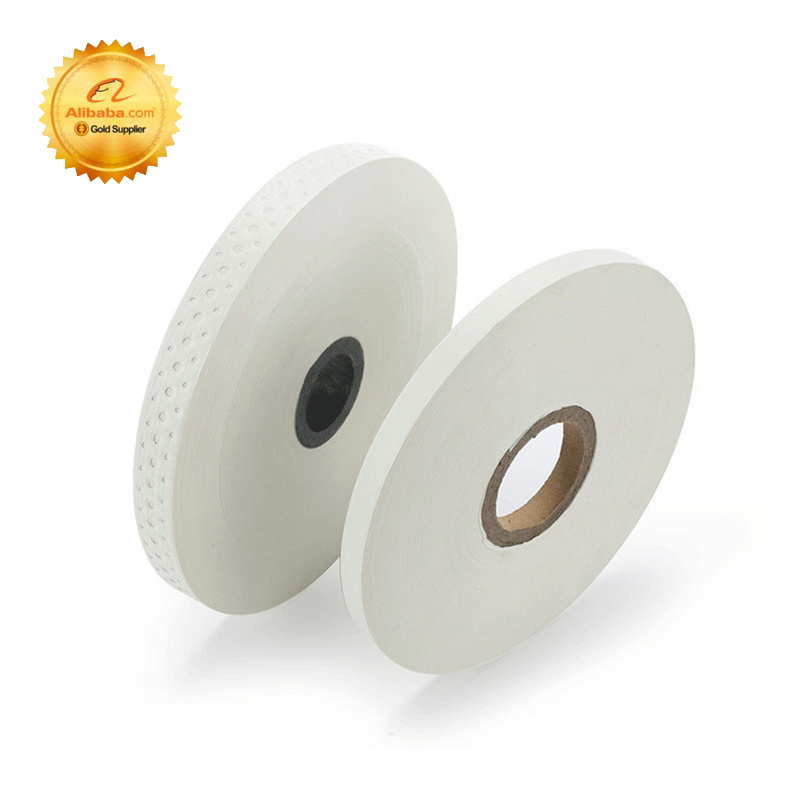 10m White Craft Box Carton Book Binding Perforated Veneer Sealing Super Adhesive Kraft Paper Jumbo Roller Tape