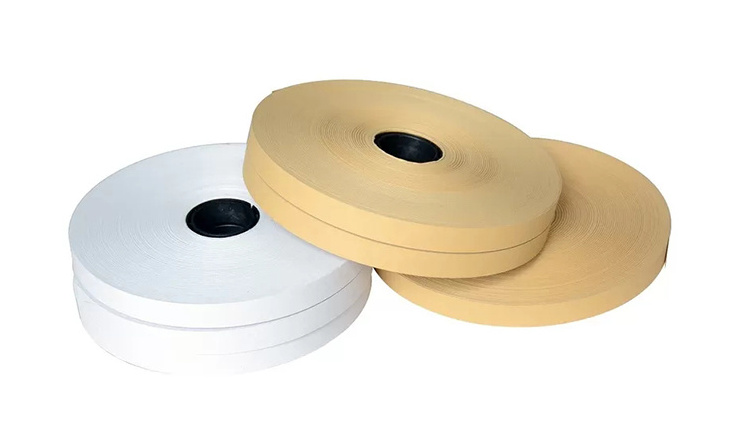 10m White Craft Box Carton Book Binding Perforated Veneer Sealing Super Adhesive Kraft Paper Jumbo Roller Tape