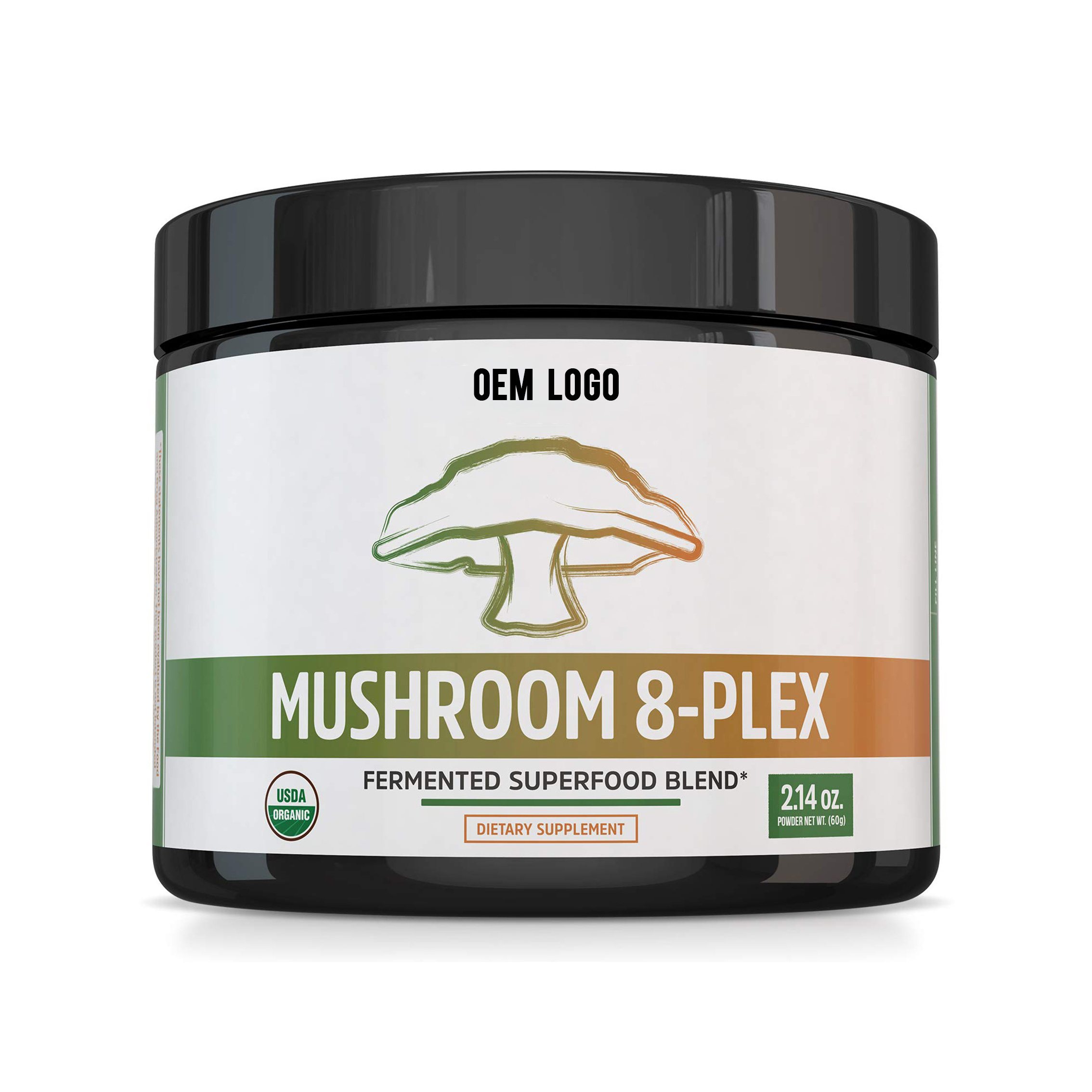 Mushroom Superfood Lion's Mane Organic Tga Approved Dried Oyster Shitake Champignon King Trumpet Shaggy Mane Mushroom Powder