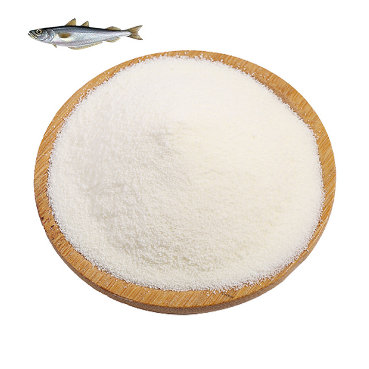 Pure Hydrolysate Marine Fish Collagen Powder Fisk Scale Peptide Powder For Skin Whitening