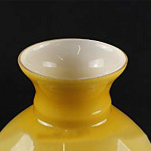 Classic Amber Glass Oil Lamp Shade Chimney Lighting Cover Fluorescent Light Covers