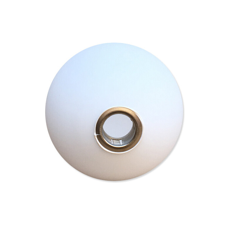 Wholesale Metal G9 Screw thread Milk White Glass Light Globe Shade